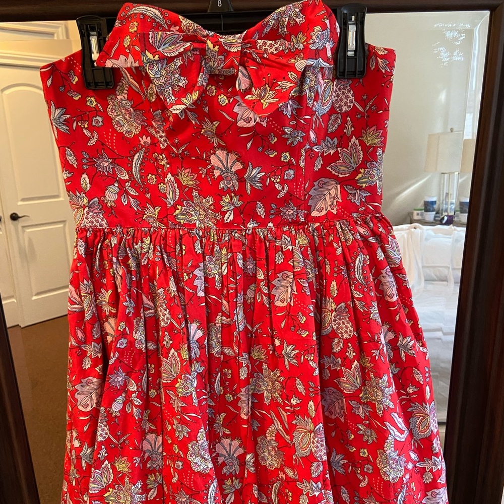 Like New Jack Wills Floral Mini Dress with Bow